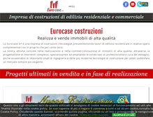 Tablet Screenshot of eurocasecostruzioni.com